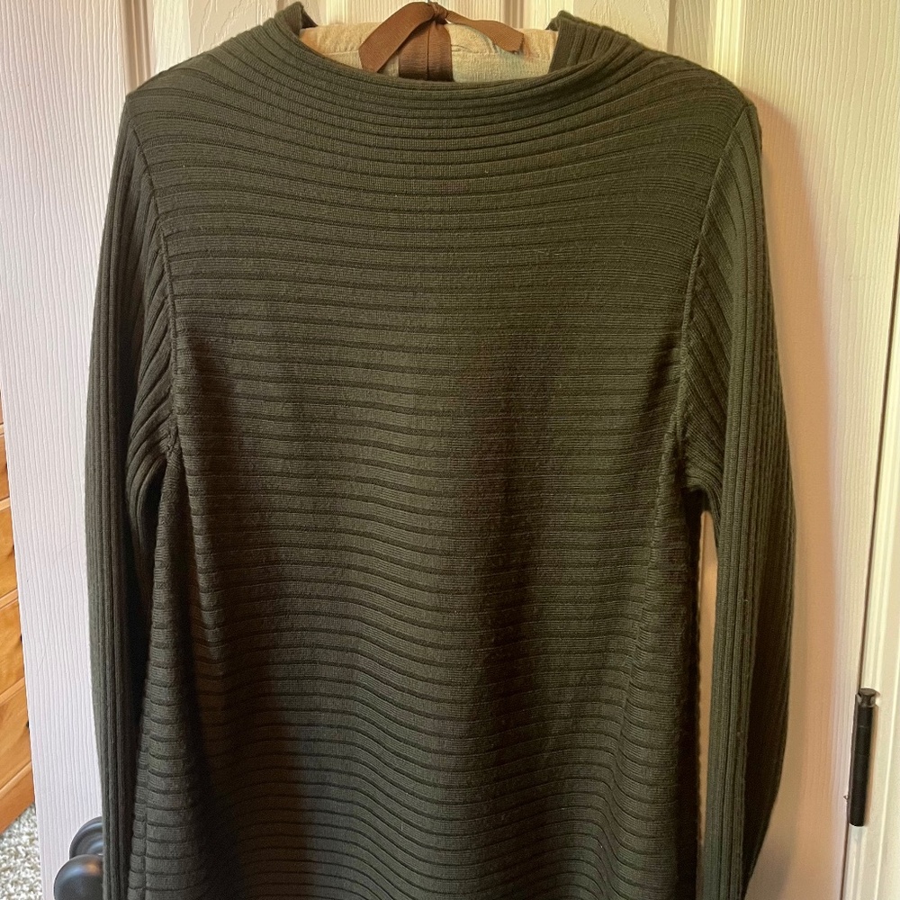 Eileen Fisher Dark Green sweater